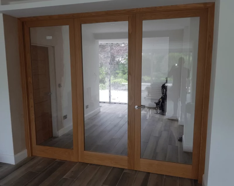 solid timber bespoke door